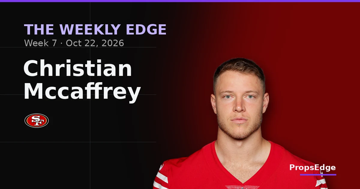 Cover Image for The Weekly Edge, Week 7: Five Anytime Touchdown Props With the Receipts